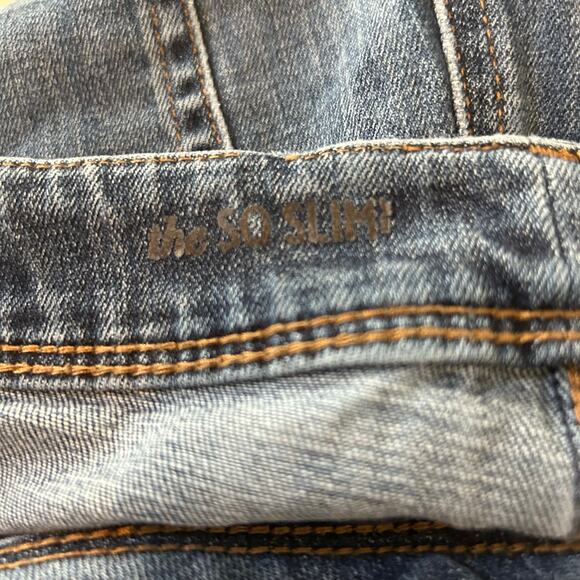 Chicos Womens Jeans Blue Denim Mid Rise So Slim Crop Stretch 0 (S) - Picture 5 of 13